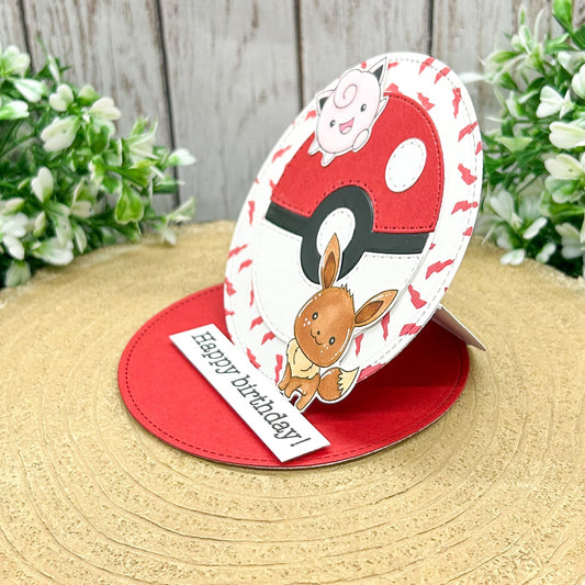 Perfect Catch Duo Standing Handmade Birthday Card-1