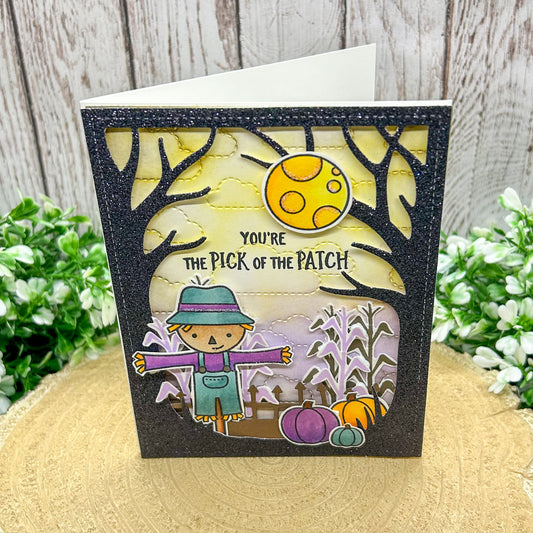 Pick Of The Patch Scarecrow Handmade Card