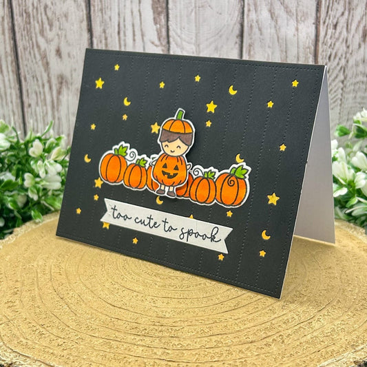 Pumpkin Kid Handmade Halloween Card-1
