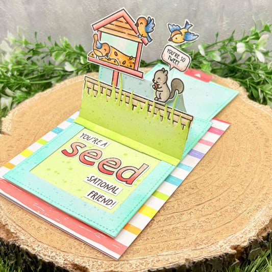 Seed-sational Friend Handmade Pull Tab Card-1