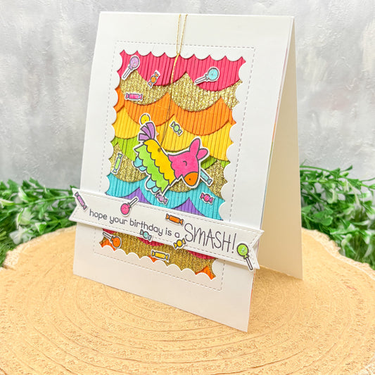 Smashing Pinata Handmade Birthday Card-1