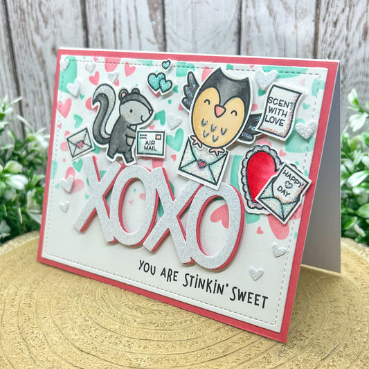 Stinkin' Sweet Handmade Valentine's Day Card-1