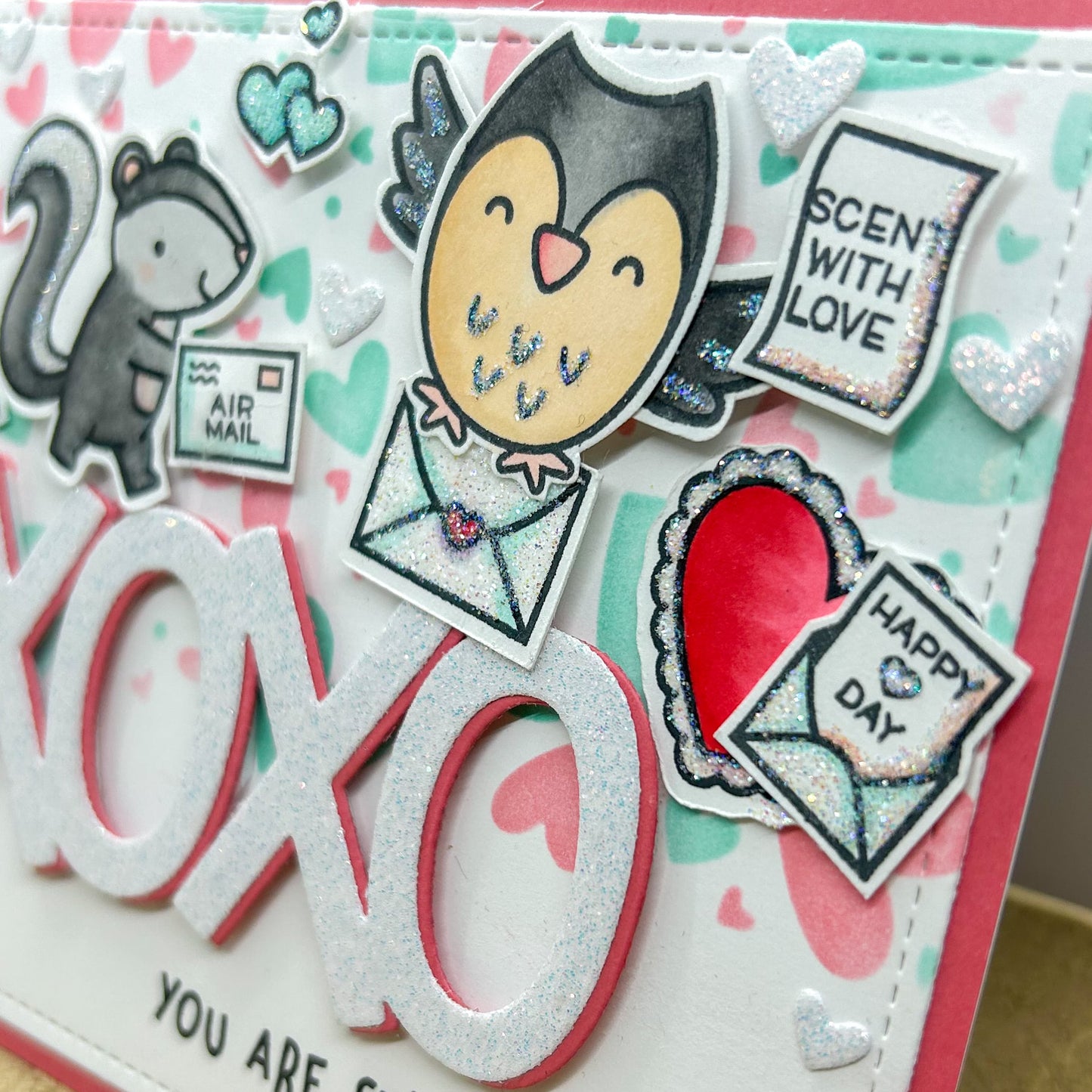 Stinkin' Sweet Handmade Valentine's Day Card-2