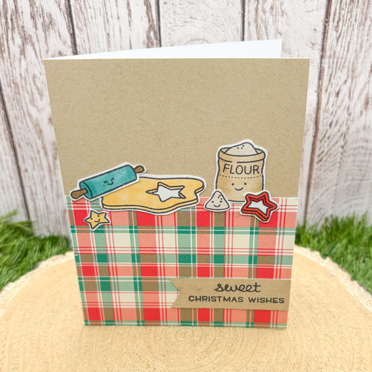 Sweet Christmas Wishes Handmade Christmas Card-1