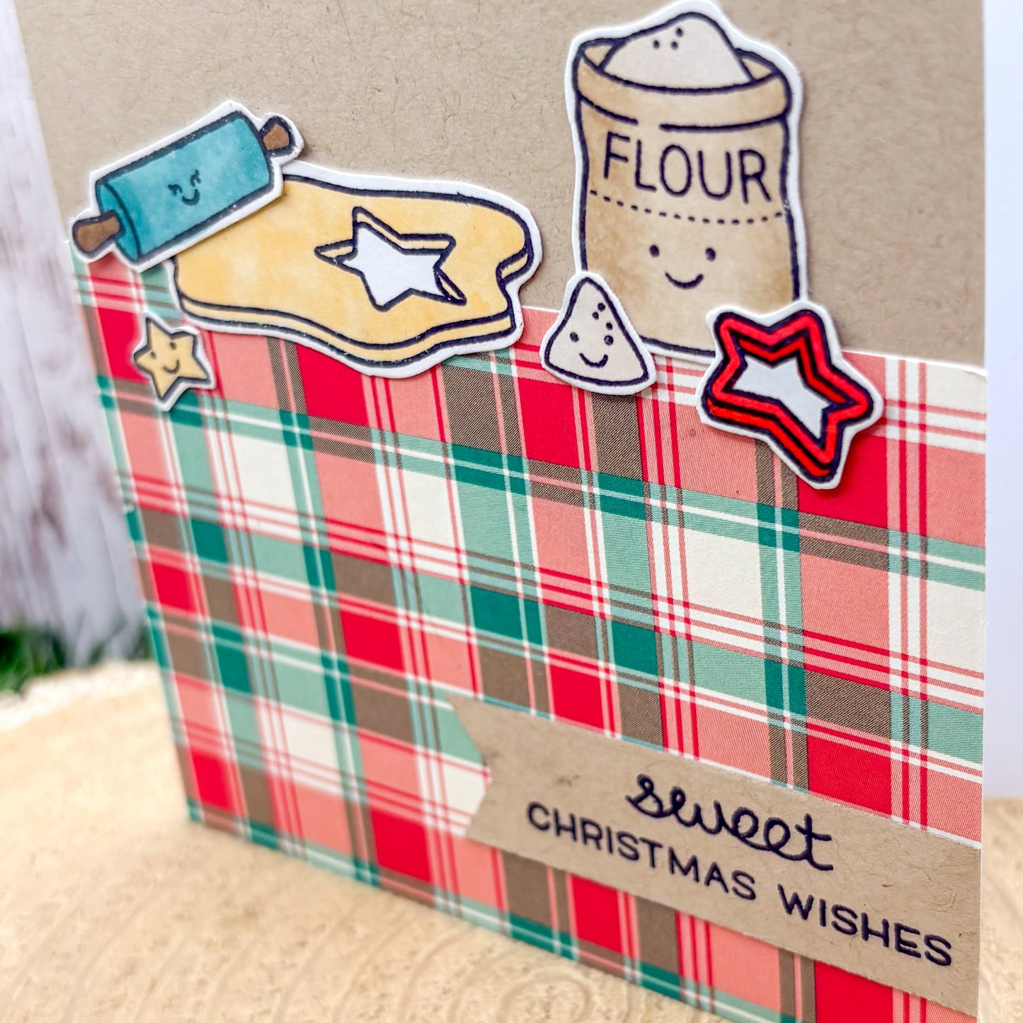 Sweet Christmas Wishes Handmade Christmas Card