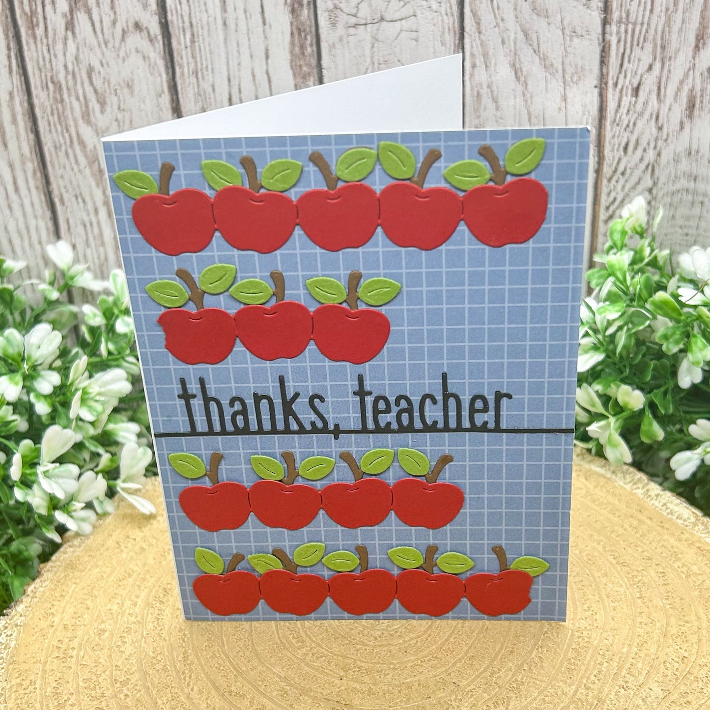 Teacher You're A Good Apple Handmade Thank You Card-2
