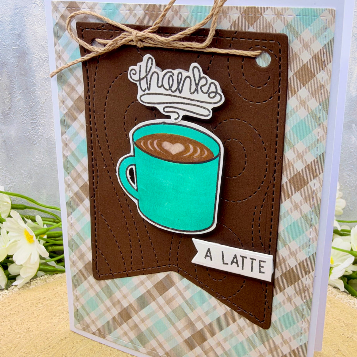 Thanks A Latte Handmade Thank You Card-2