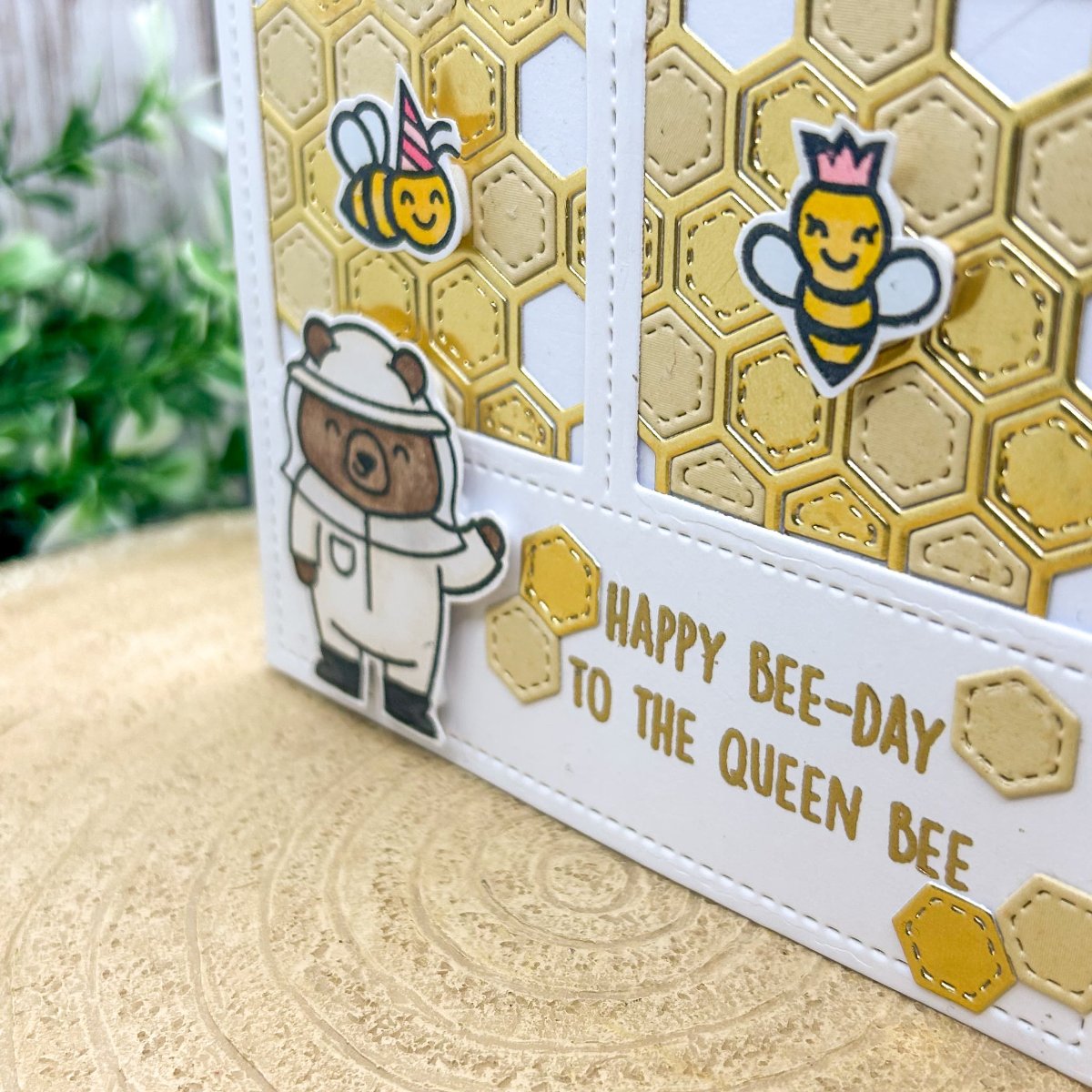 To The Queen Bee Handmade Birthday Card