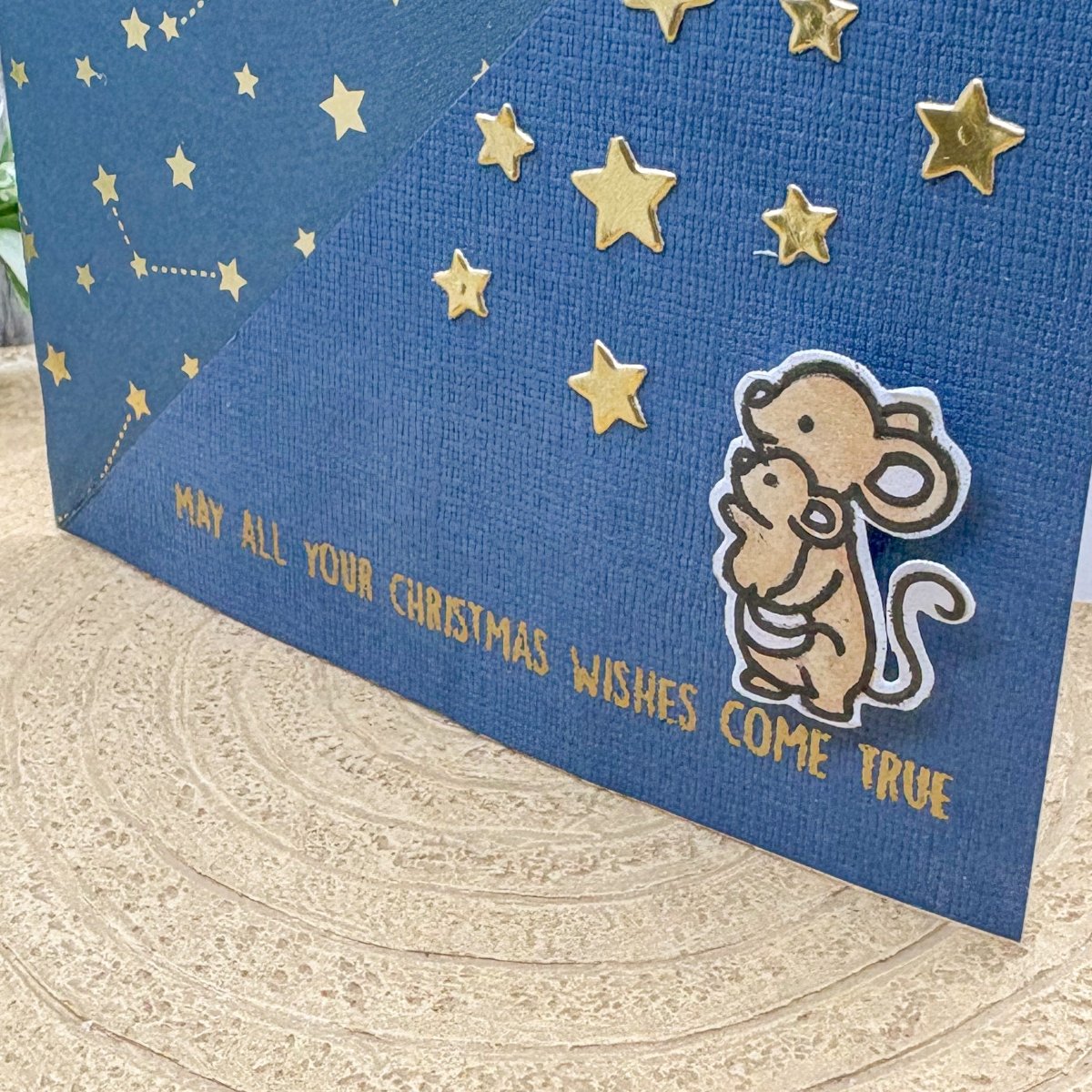 Wish Upon A Star Handmade Christmas Card-2