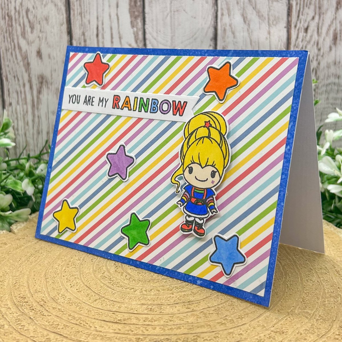You Are My Rainbow Handmade Card