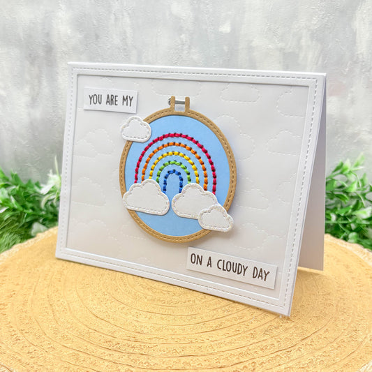 You Are My Rainbow Handmade Card-1