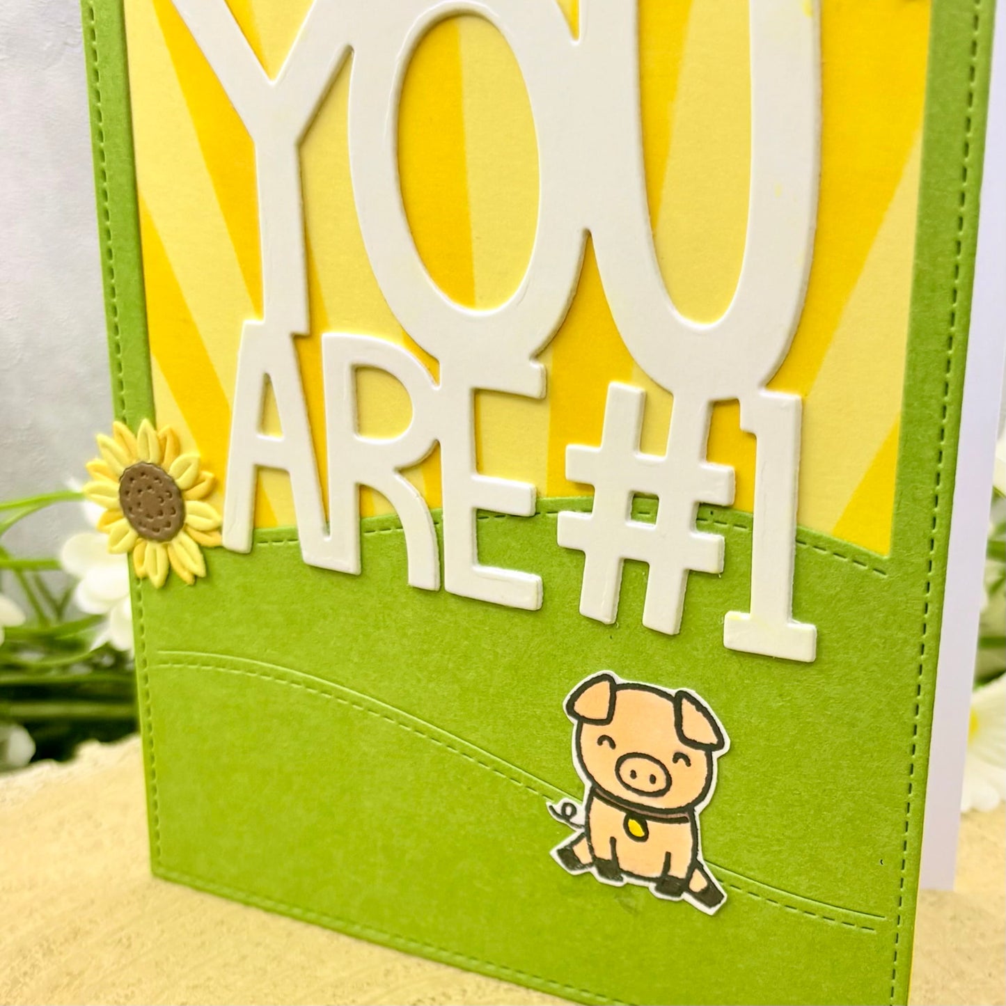 You Are No. 1 Handmade Birthday Card-2