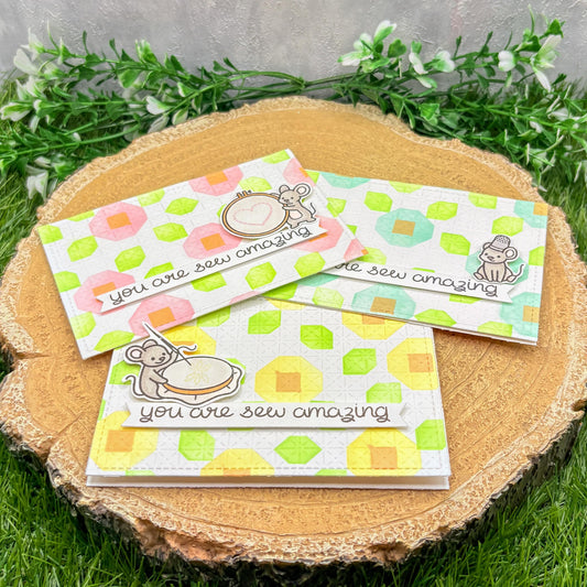 You Are Sew Amazing Pack of 3 Handmade Cards & Gift Box