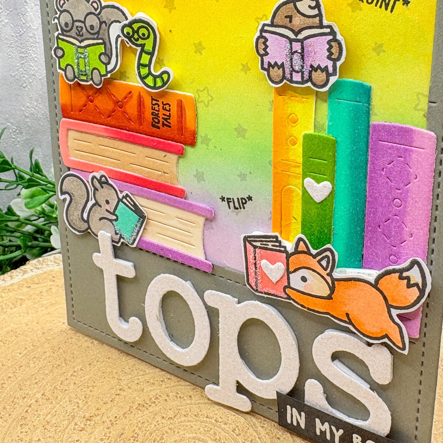 You Are Tops In My Book Handmade Card-2