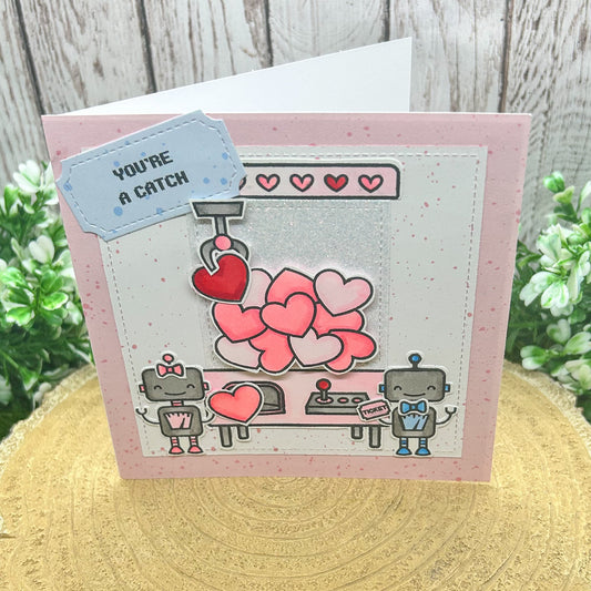 You're A Catch Handmade Valentine's Day Card-1
