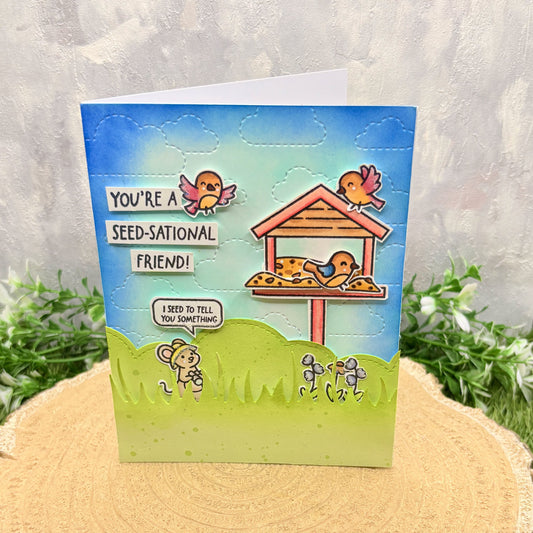 You're A Seed-sational Friend Handmade Card-1