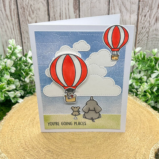 You're Going Places Handmade Graduation Card-1