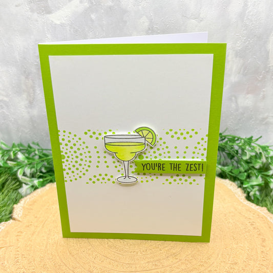 You're The Zest Handmade Birthday Card-1