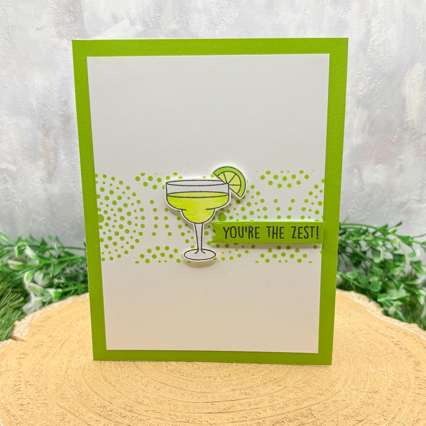 You're The Zest Handmade Birthday Card