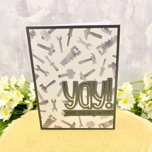You're Tool-tally Awesome Handmade Card-1