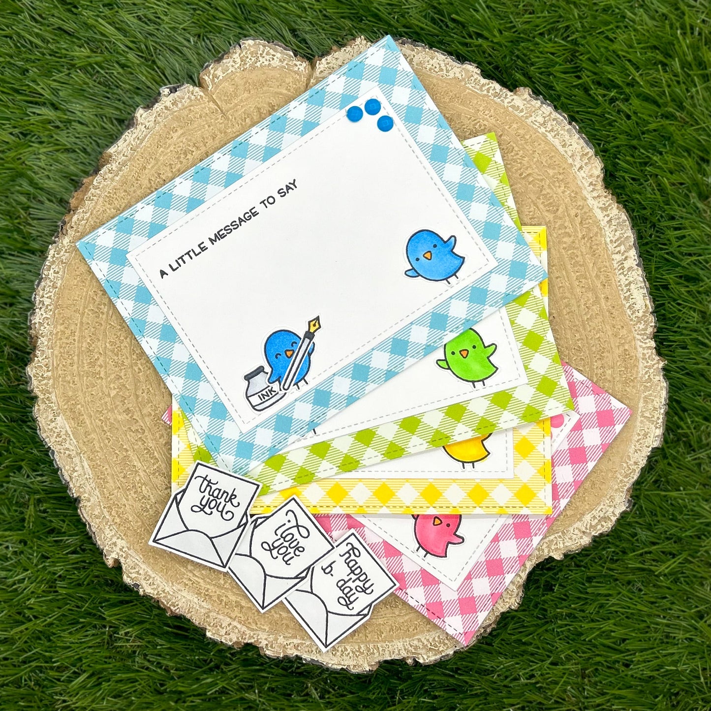 Pack Of 4 Personalise Your Own Handmade Cards