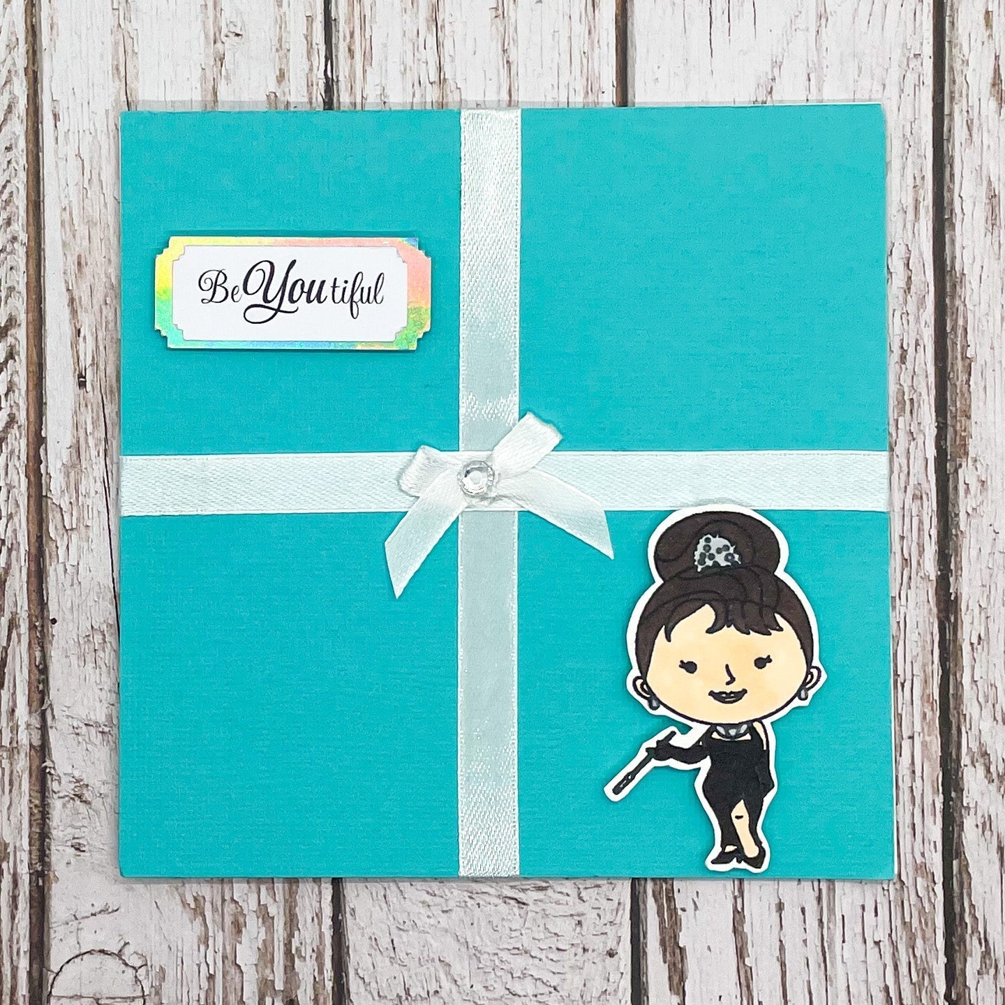 BeYOUtiful Tiffany Actress Handmade Card