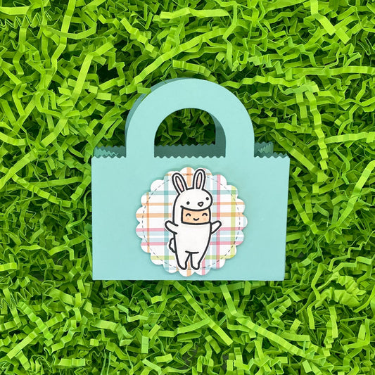 Blue Miniature Gift Bag