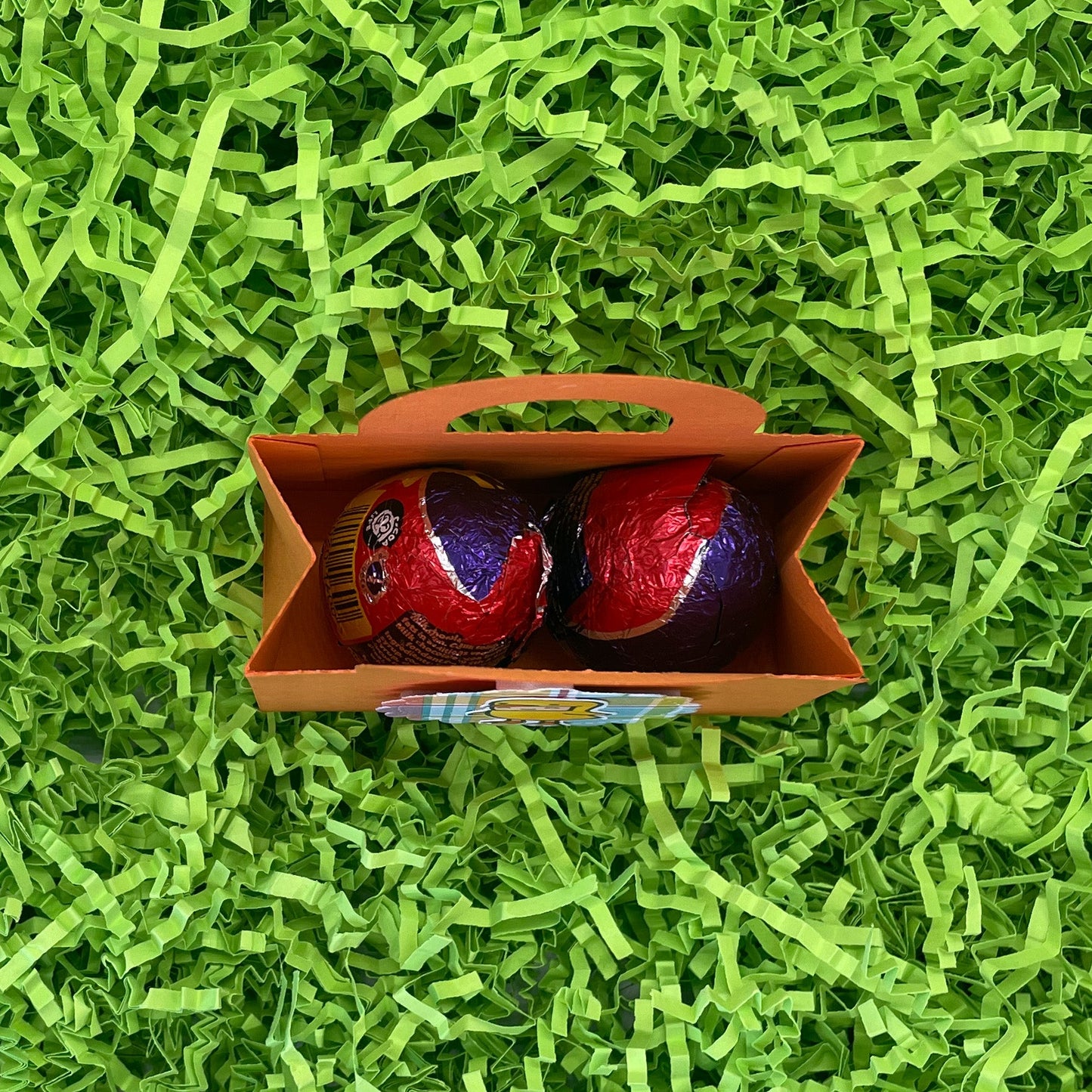 Orange Miniature Gift Bag