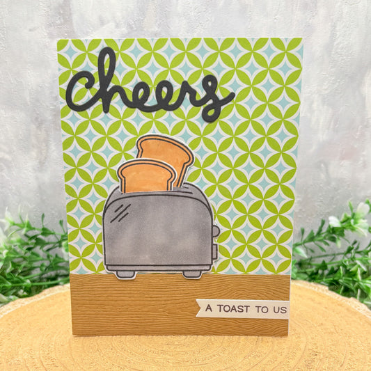 A Toast To Us Funny Handmade Anniversary Card