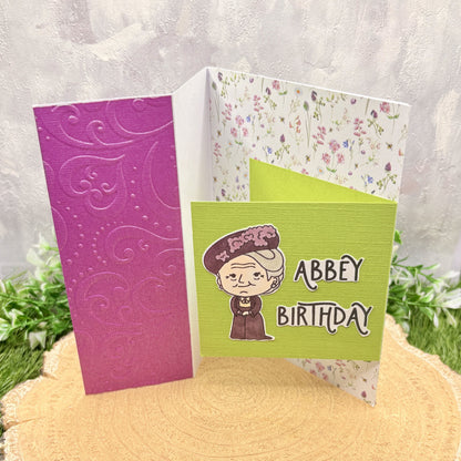 Abbey Birthday Verse Character Birthday Card-1