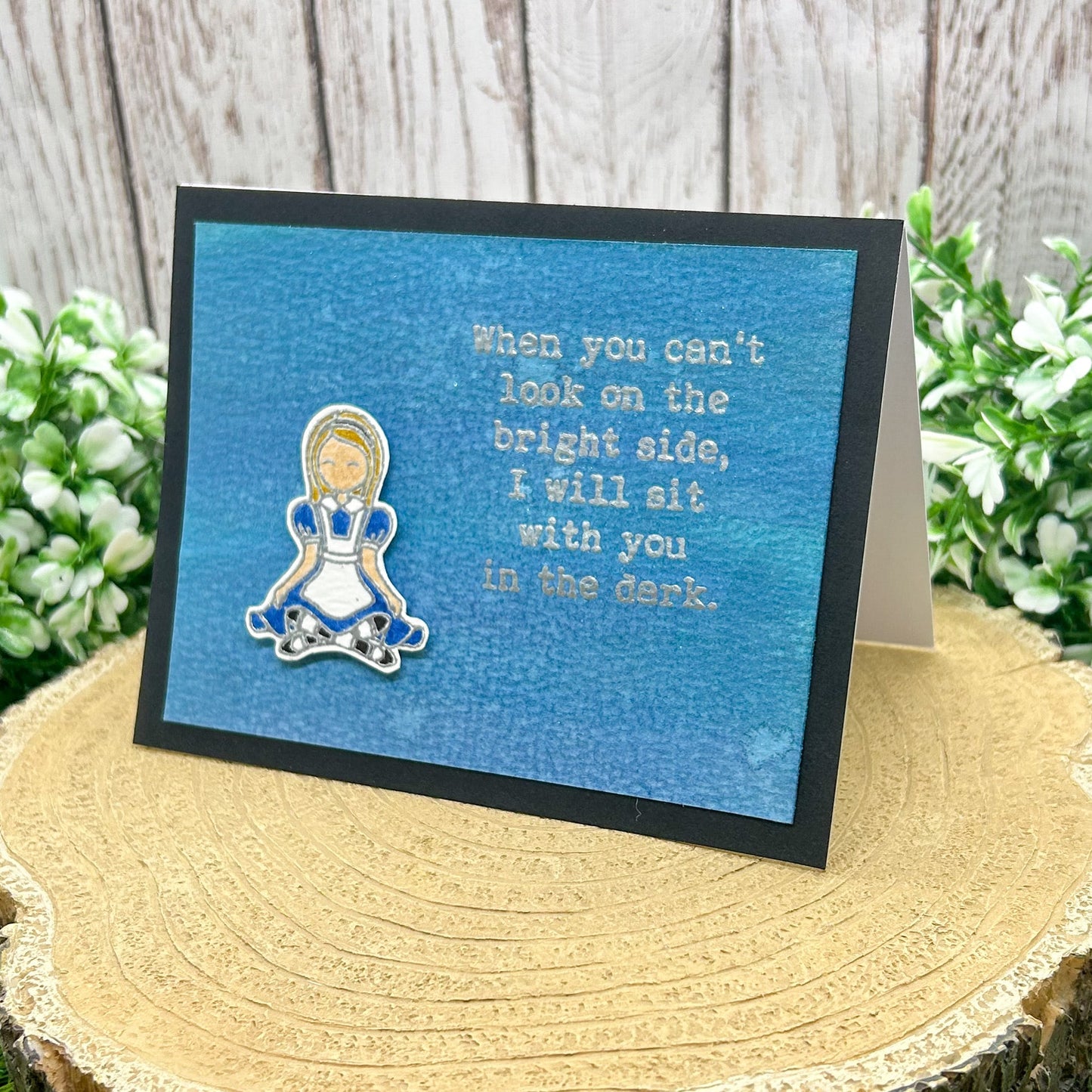 Alice Quote Handmade Character Themed Card-1