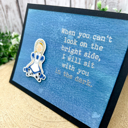 Alice Quote Handmade Character Themed Card-2