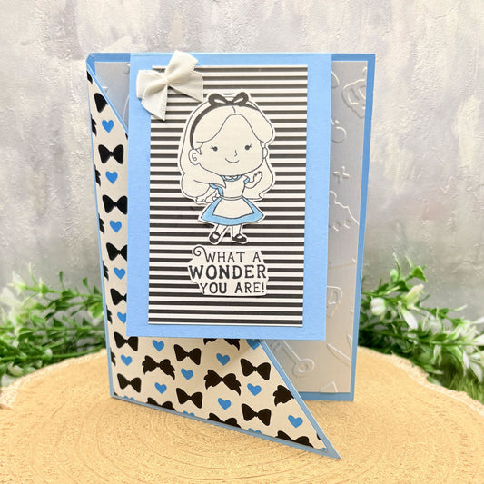 Alice What A Wonder You Are Handmade Character Card