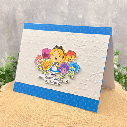 Alice & Wildflowers Handmade Character Card-1
