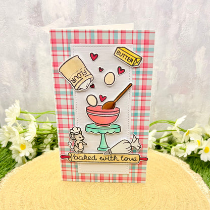 Baked With Love Handmade Card-1