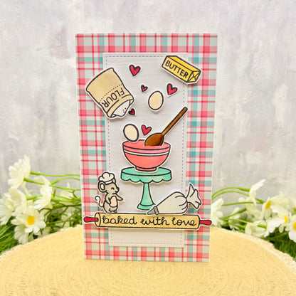 Baked With Love Handmade Card