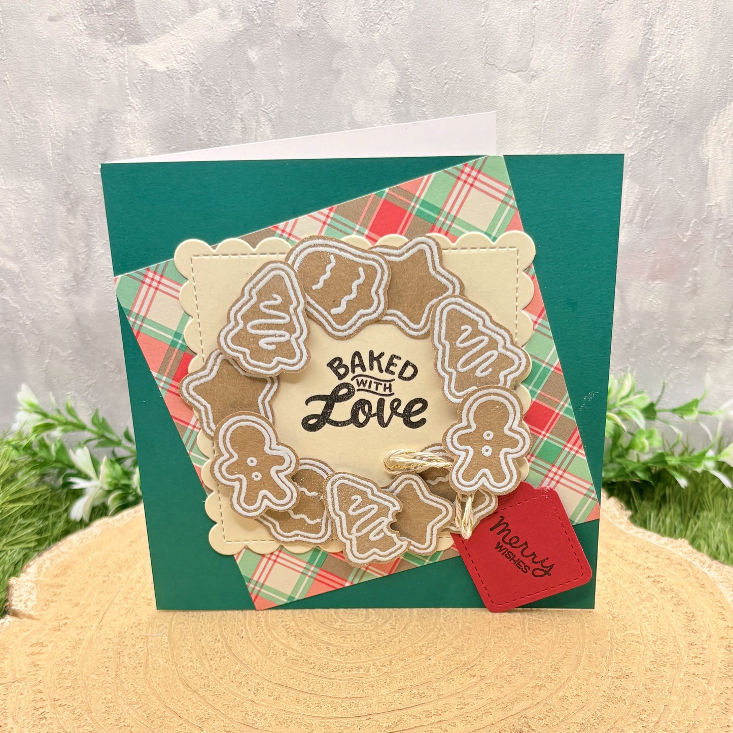 Baked With Love Handmade Christmas Card-1
