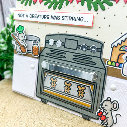 Baking Mice Handmade Christmas Card-3