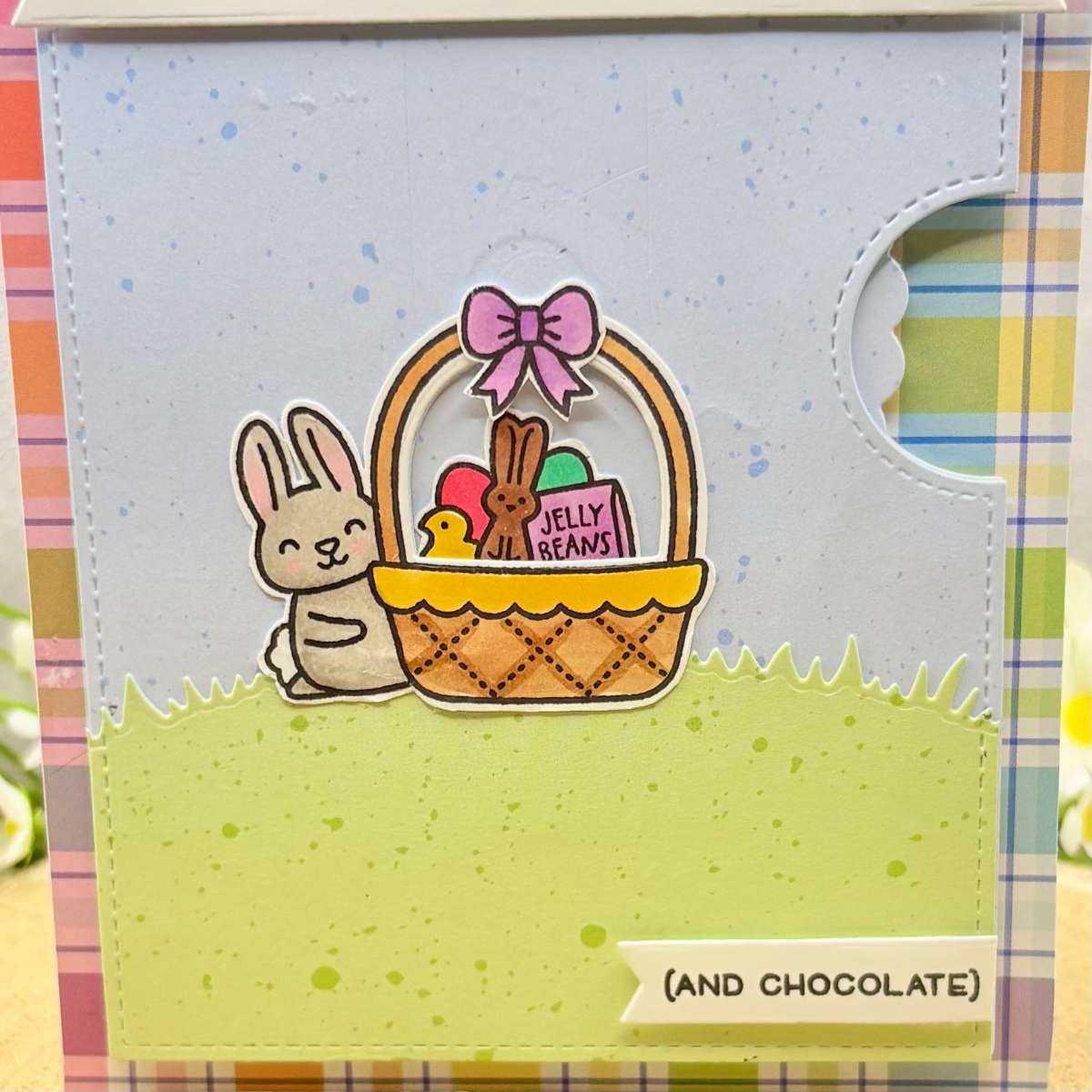 Basket of Joy Handmade Interactive Easter Card-2