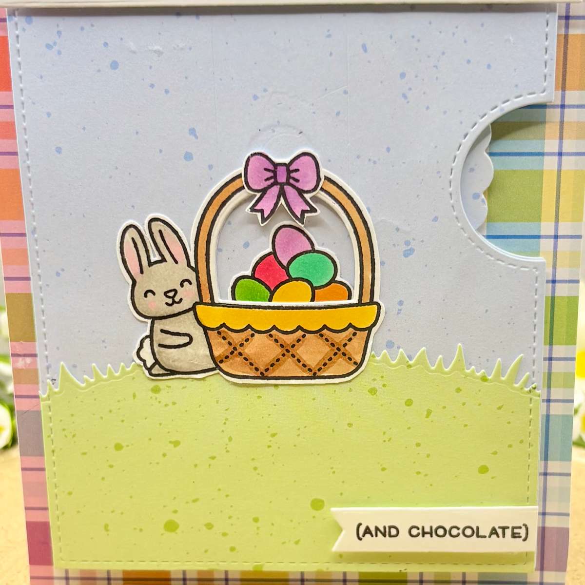 Basket of Joy Handmade Interactive Easter Card-3