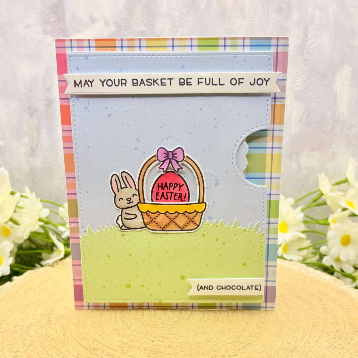 Basket of Joy Handmade Interactive Easter Card