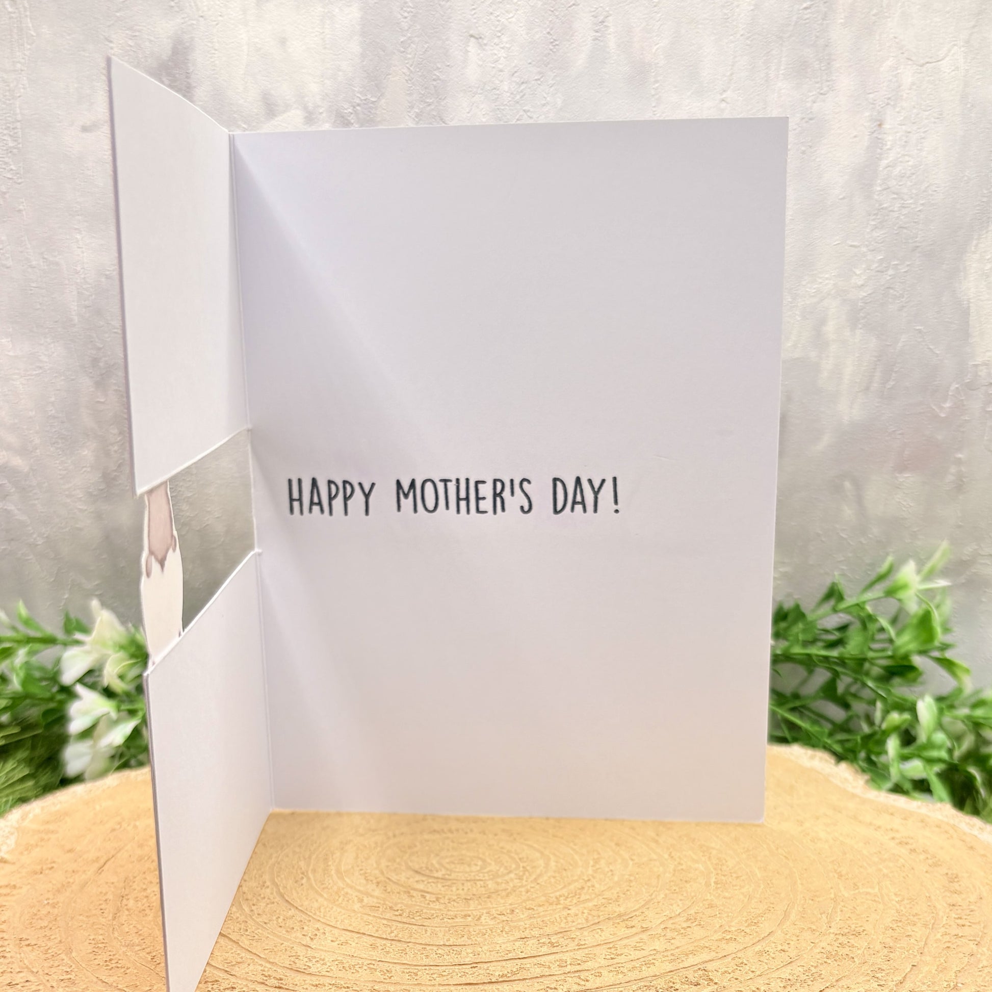 Bear Holding Mum Heart Handmade Mother's Day Card-2