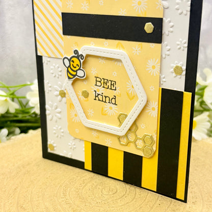 Bee Kind Bee Themed Handmade Card-2