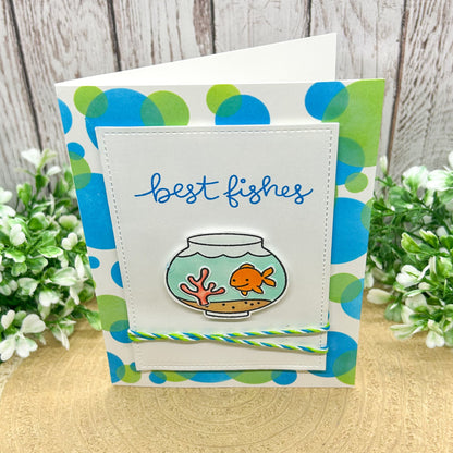 Best Fishes Handmade Birthday Card-1