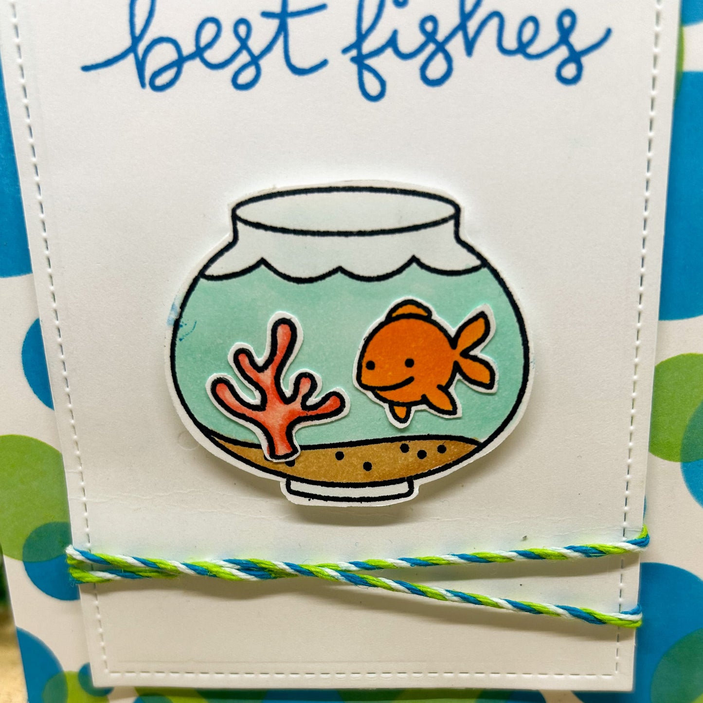 Best Fishes Handmade Birthday Card-2