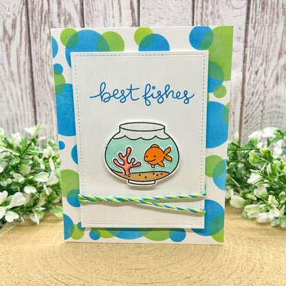 Best Fishes Handmade Birthday Card