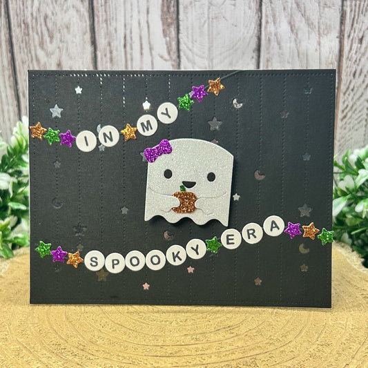Black In My Spooky Era Handmade Halloween Card