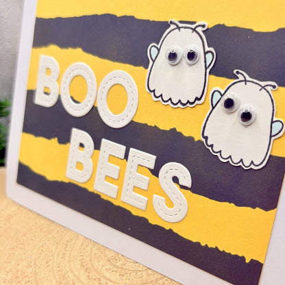Boo-Bees Ghosts Funny Pun Handmade Card