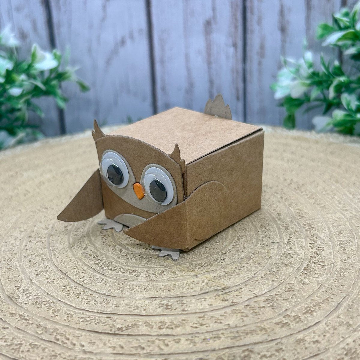 Brown Owl Miniature Gift Box