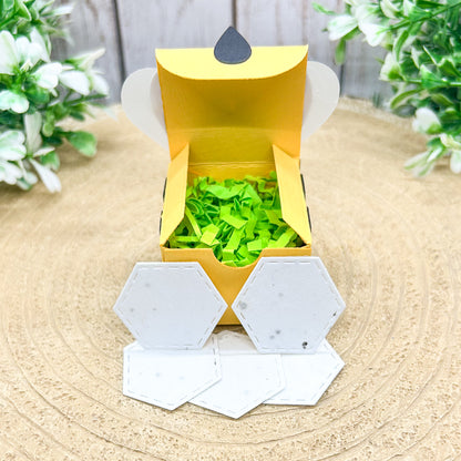 Bumble Bee Miniature Gift Box With Plantable Seed Papers-3